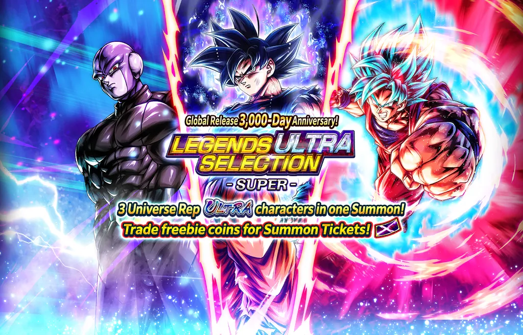 글로벌 런칭 3000일 기념! LEGENDS ULTRA SELECTION - SUPER -